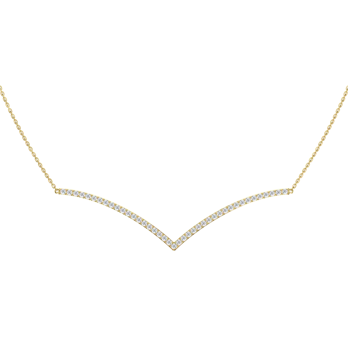 Diamond Chevron Necklace
